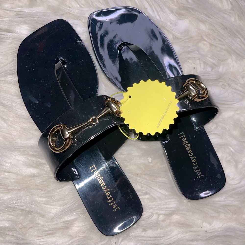JEFFREY CAMPBELL Rubber Thong Sandals